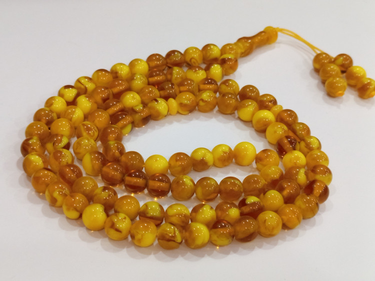 تسبیح کهربا ،کار استاد تراش ،۱۰۲دونه
