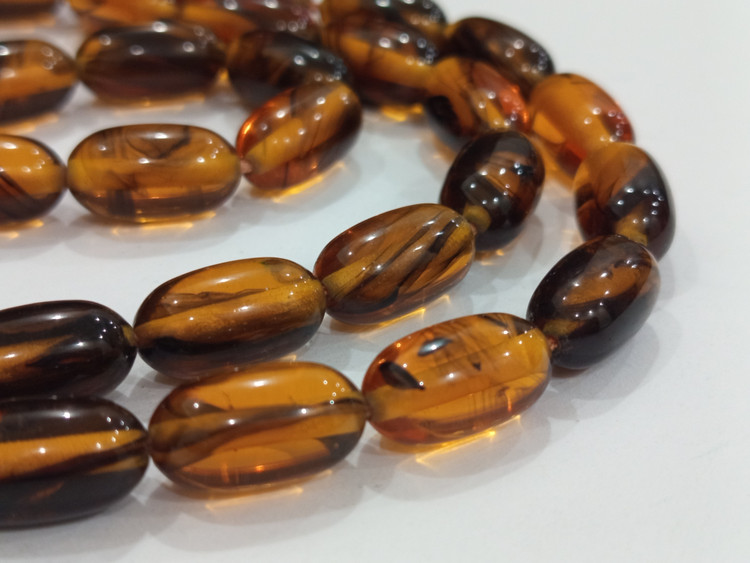 تسبیح کهربا معطر ،کار استاد تراش ،۳۳دونه